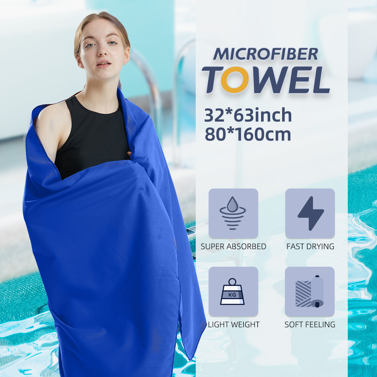 Ręcznik z mikrofibry Ręcznik s – Beach Towel Large recenzja i cena