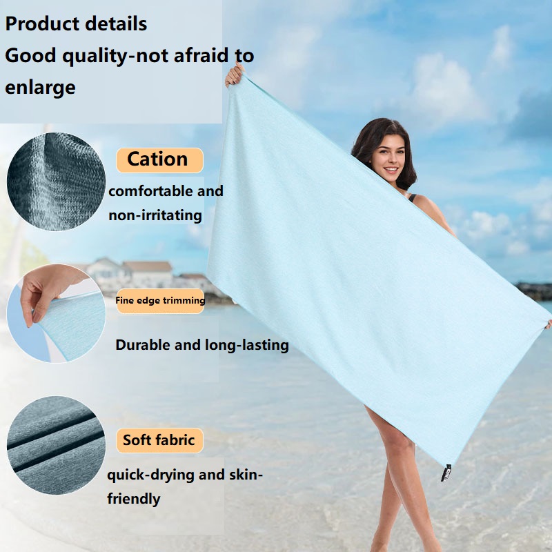 Ręcznik z mikrofibry do ciała, – Beach Towel Large recenzja i cena